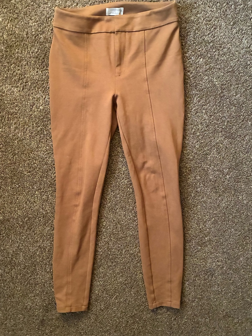 Anthropologie The Essential Slim Pant, Camel, Size 0